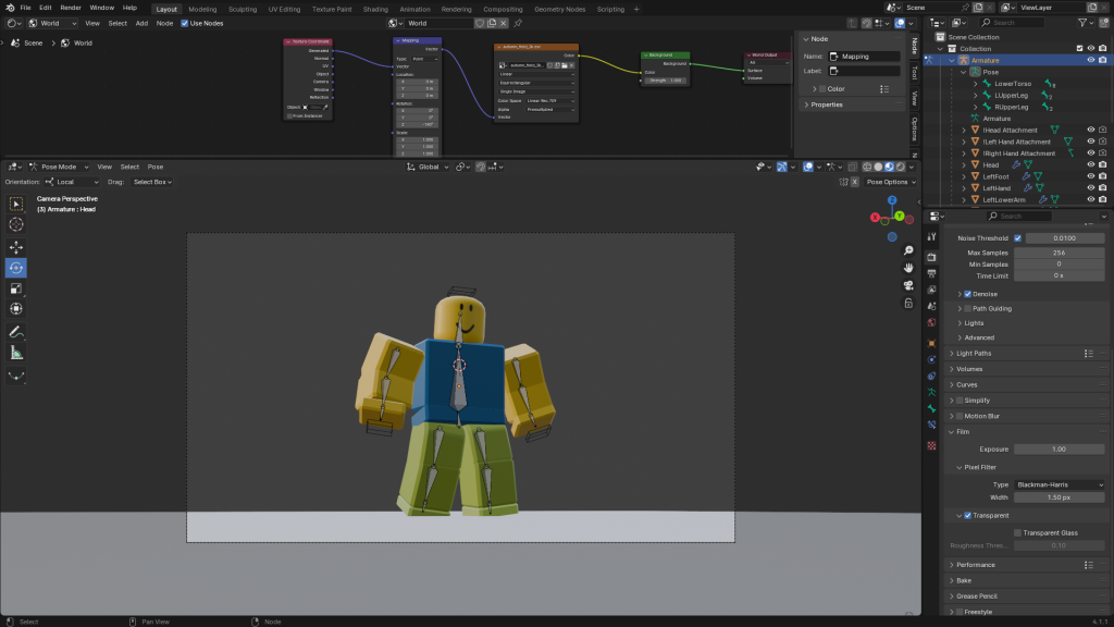 Roblox R15 Rig for Blender | GFXRhino
